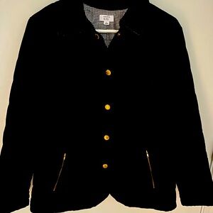Black Jacket with Gold Buttons